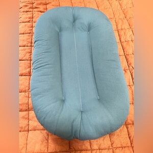 Snuggle me organic baby lounger forest green